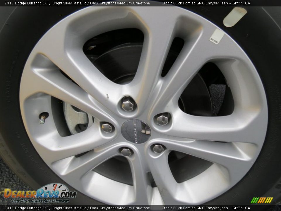 2013 Dodge Durango SXT Bright Silver Metallic / Dark Graystone/Medium Graystone Photo #8