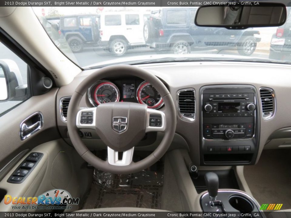 2013 Dodge Durango SXT Bright Silver Metallic / Dark Graystone/Medium Graystone Photo #12