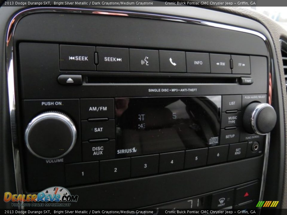 2013 Dodge Durango SXT Bright Silver Metallic / Dark Graystone/Medium Graystone Photo #16