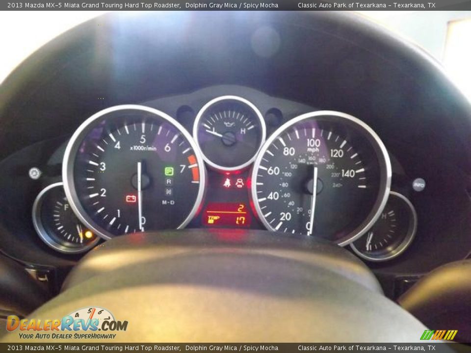 2013 Mazda MX-5 Miata Grand Touring Hard Top Roadster Gauges Photo #18