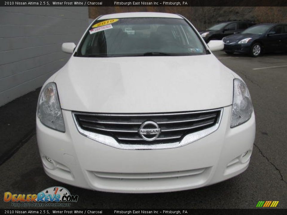 2010 Nissan Altima 2.5 S Winter Frost White / Charcoal Photo #6