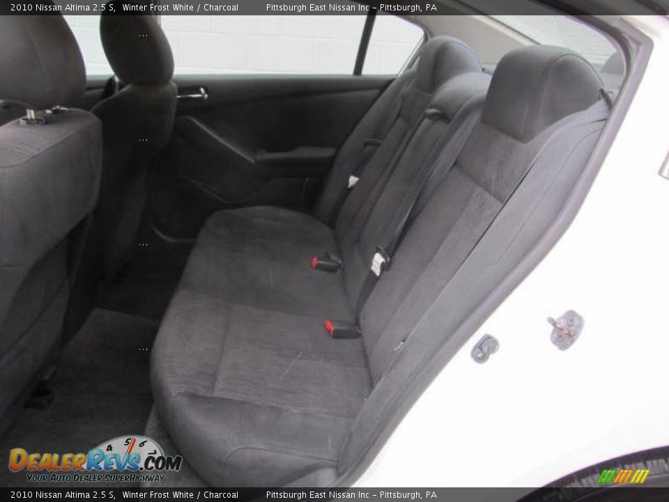 2010 Nissan Altima 2.5 S Winter Frost White / Charcoal Photo #9