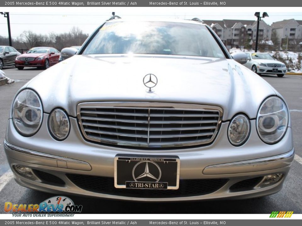 2005 Mercedes-Benz E 500 4Matic Wagon Brilliant Silver Metallic / Ash Photo #2