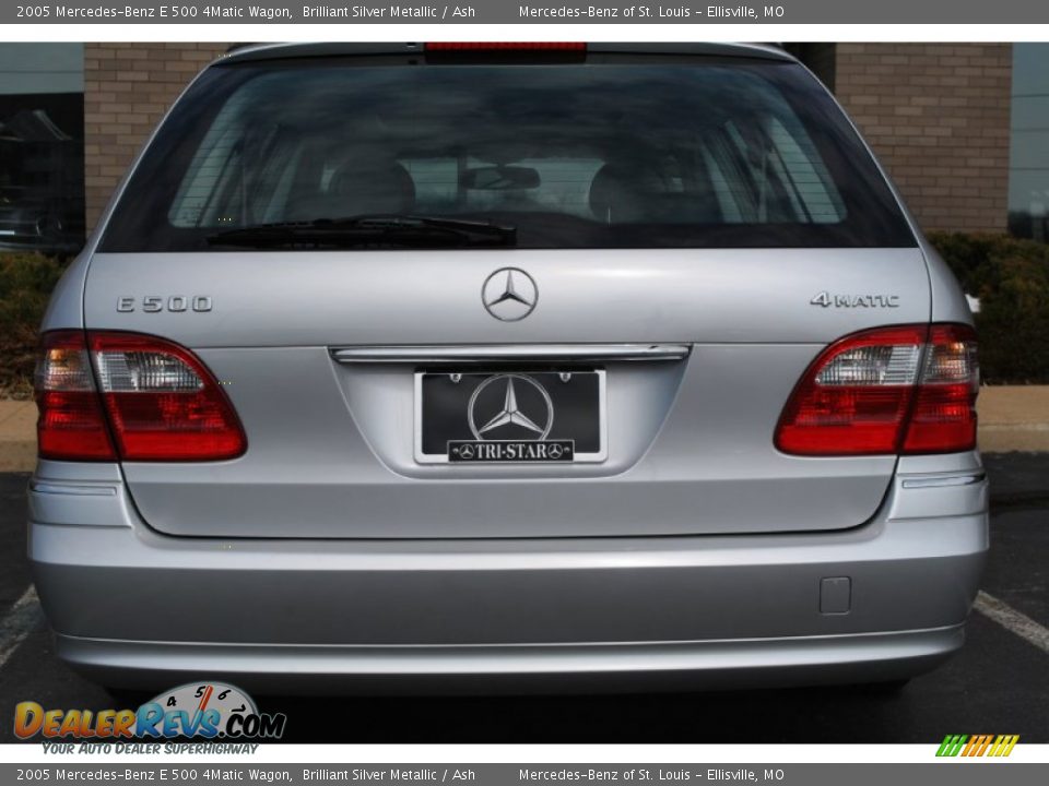 2005 Mercedes-Benz E 500 4Matic Wagon Brilliant Silver Metallic / Ash Photo #3