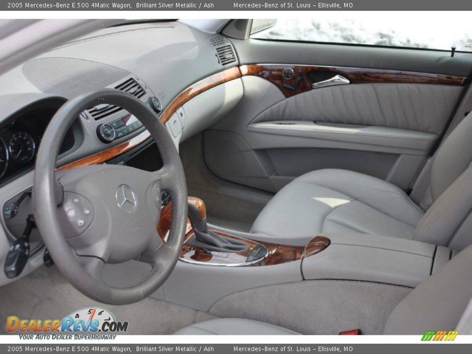 2005 Mercedes-Benz E 500 4Matic Wagon Brilliant Silver Metallic / Ash Photo #4