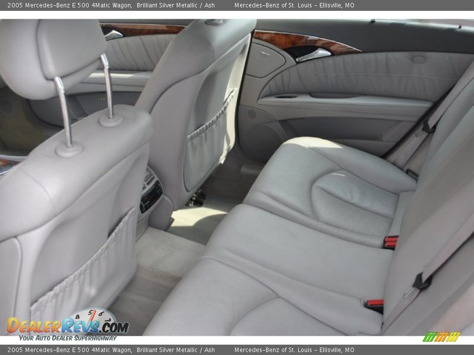 2005 Mercedes-Benz E 500 4Matic Wagon Brilliant Silver Metallic / Ash Photo #6