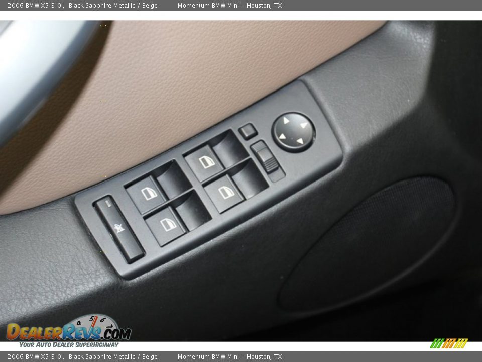 2006 BMW X5 3.0i Black Sapphire Metallic / Beige Photo #16