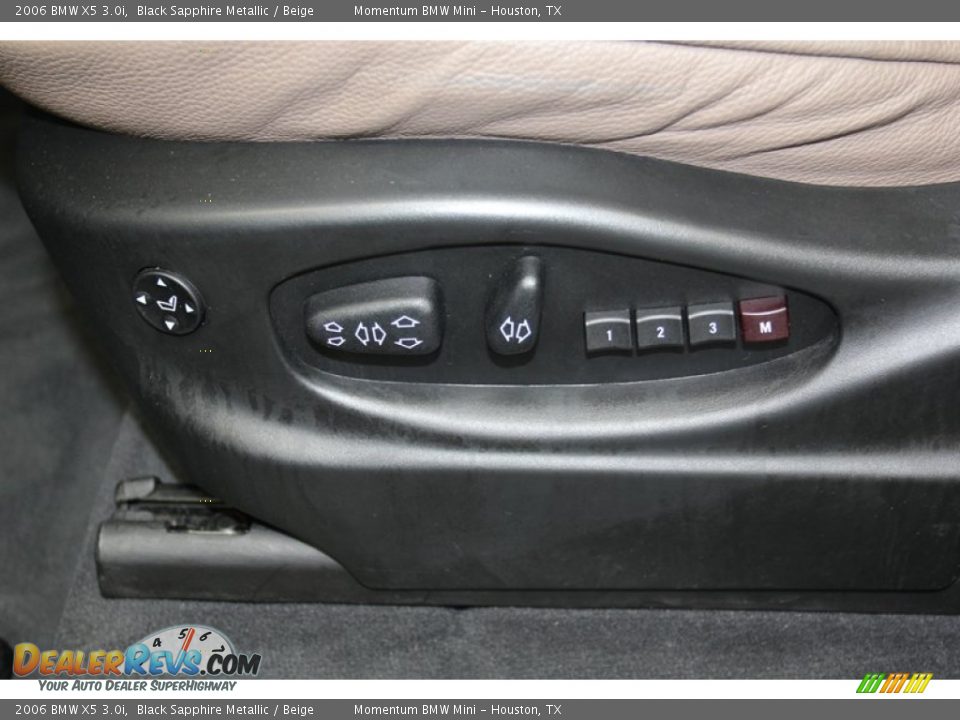 2006 BMW X5 3.0i Black Sapphire Metallic / Beige Photo #17