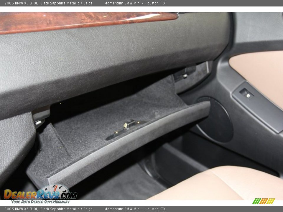 2006 BMW X5 3.0i Black Sapphire Metallic / Beige Photo #18