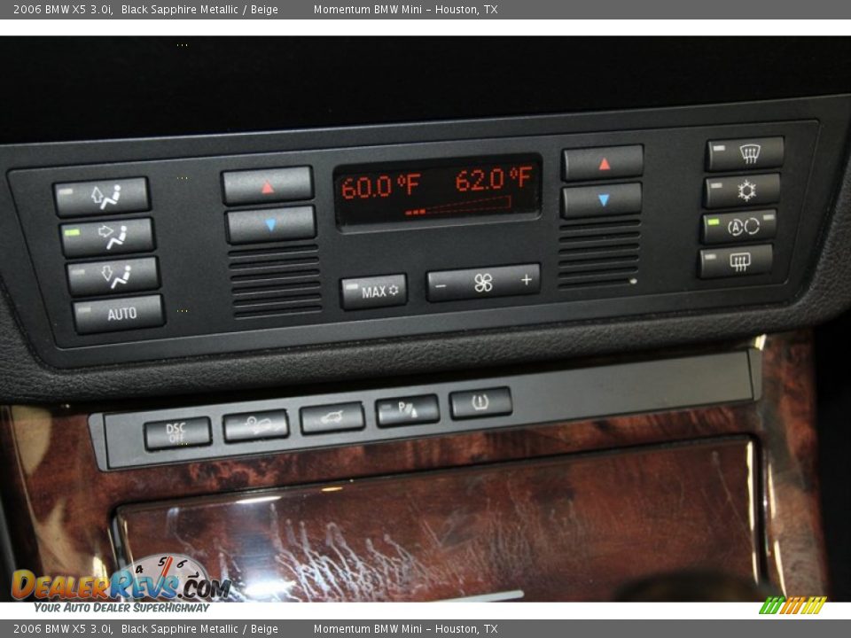 2006 BMW X5 3.0i Black Sapphire Metallic / Beige Photo #21