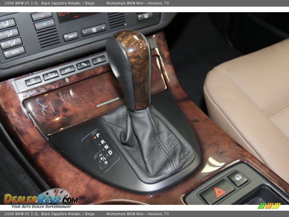 2006 BMW X5 3.0i Black Sapphire Metallic / Beige Photo #22