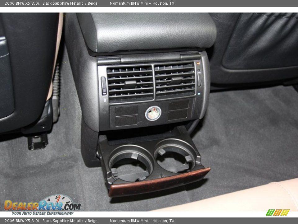 2006 BMW X5 3.0i Black Sapphire Metallic / Beige Photo #28