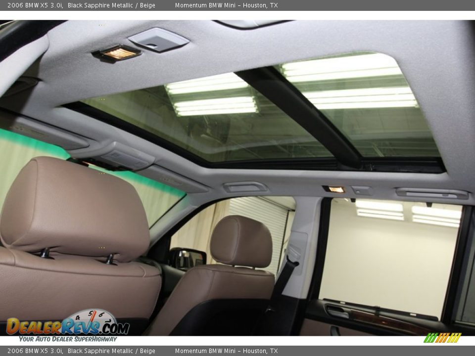 2006 BMW X5 3.0i Black Sapphire Metallic / Beige Photo #29