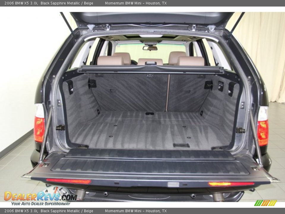 2006 BMW X5 3.0i Black Sapphire Metallic / Beige Photo #30