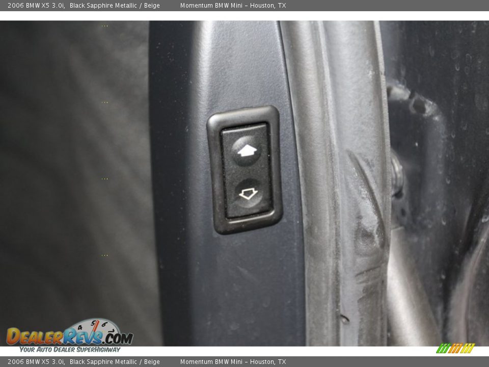 2006 BMW X5 3.0i Black Sapphire Metallic / Beige Photo #31