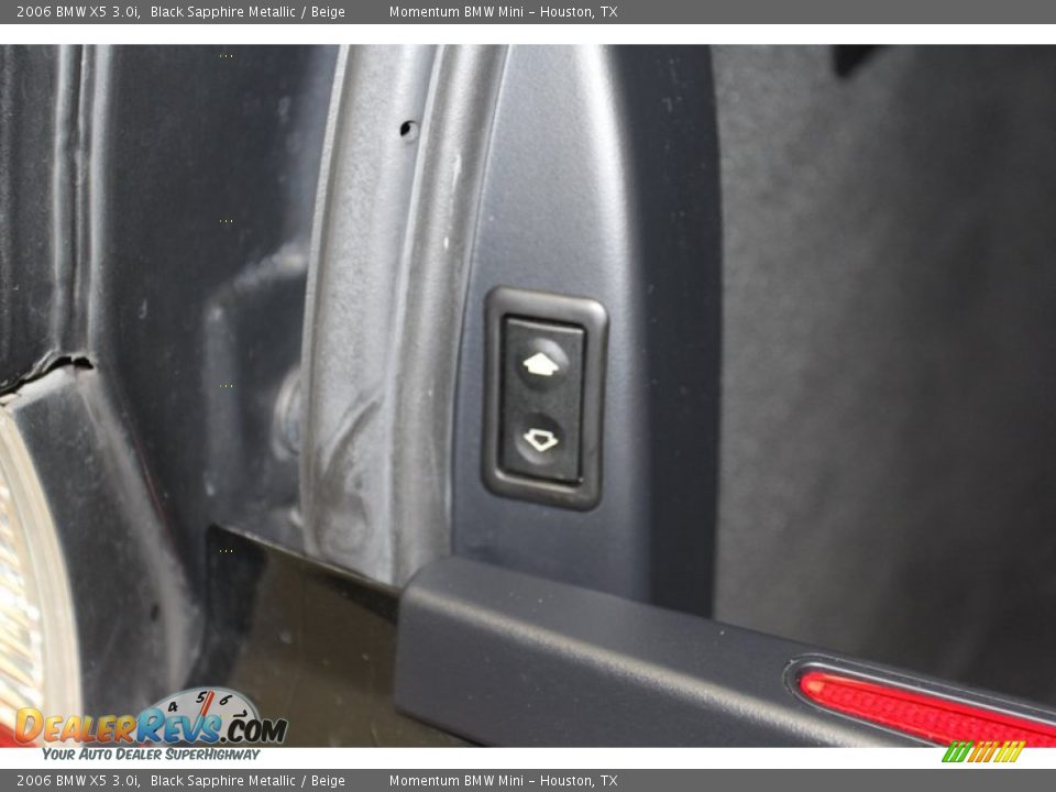 2006 BMW X5 3.0i Black Sapphire Metallic / Beige Photo #32