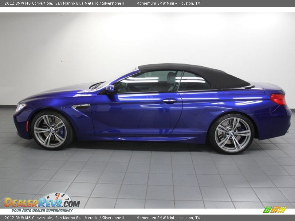 San Marino Blue Metallic 2012 BMW M6 Convertible Photo #2