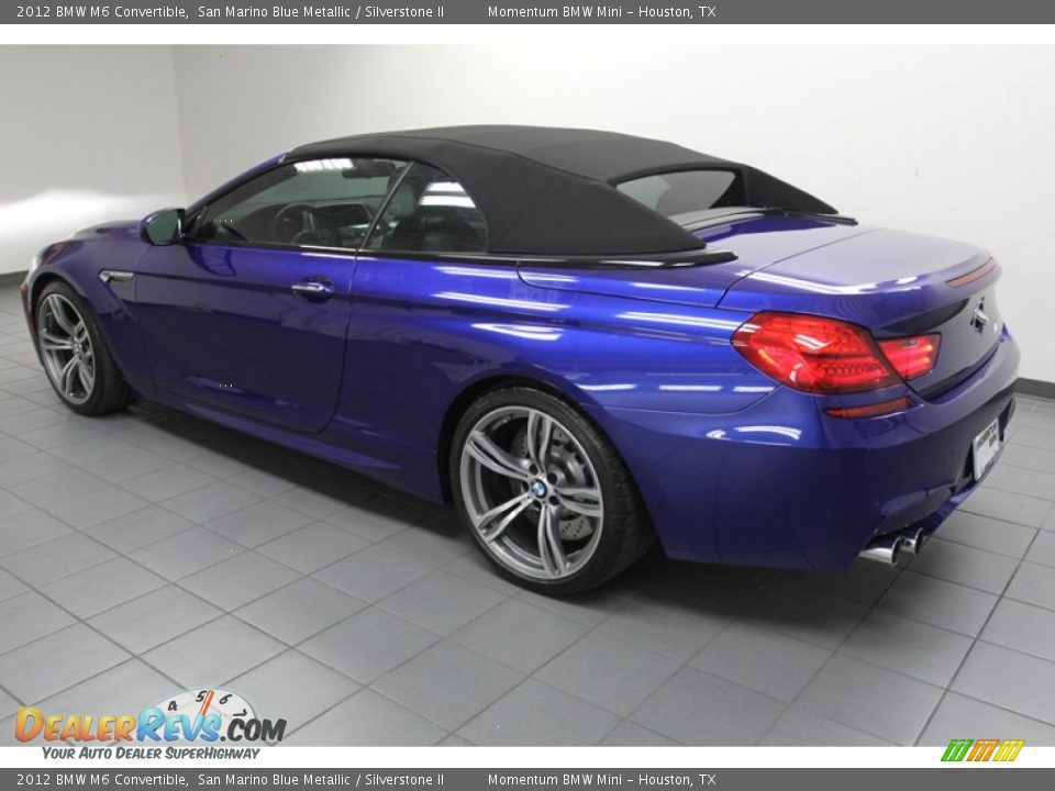 San Marino Blue Metallic 2012 BMW M6 Convertible Photo #5