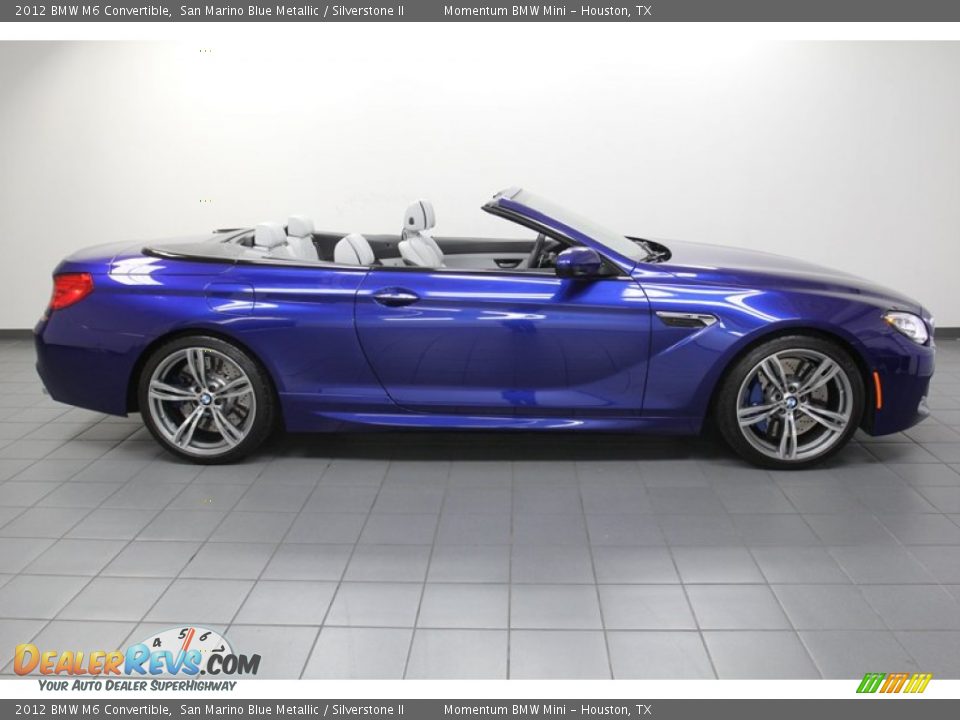 San Marino Blue Metallic 2012 BMW M6 Convertible Photo #7