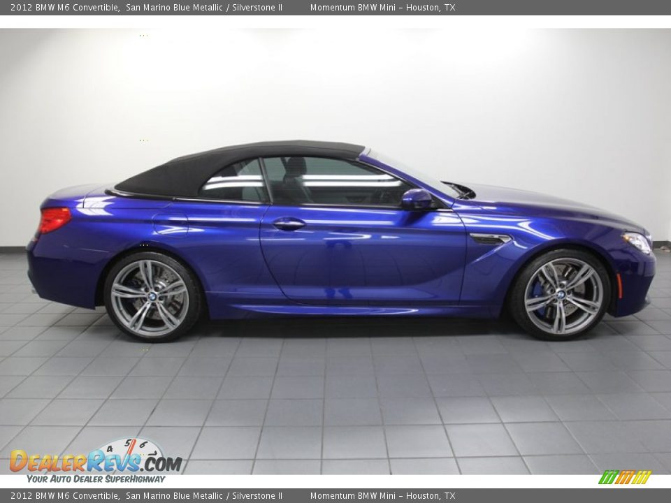 San Marino Blue Metallic 2012 BMW M6 Convertible Photo #8