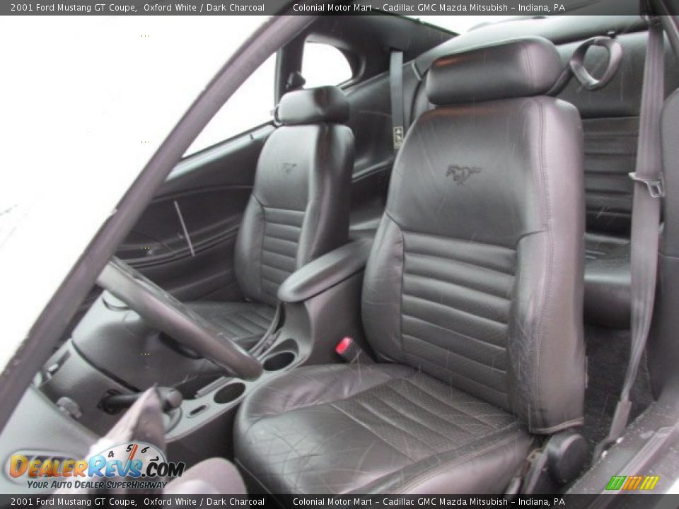 Front Seat of 2001 Ford Mustang GT Coupe Photo #11