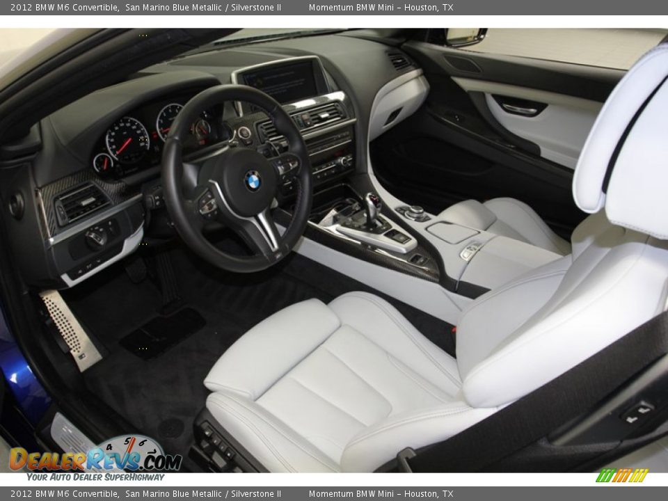 Silverstone II Interior - 2012 BMW M6 Convertible Photo #13