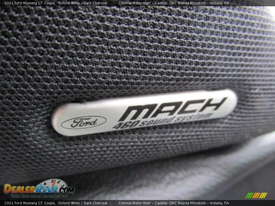 2001 Ford Mustang GT Coupe Oxford White / Dark Charcoal Photo #15