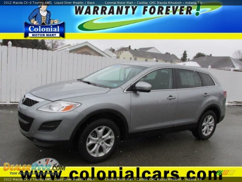 2012 Mazda CX-9 Touring AWD Liquid Silver Meatllic / Black Photo #1