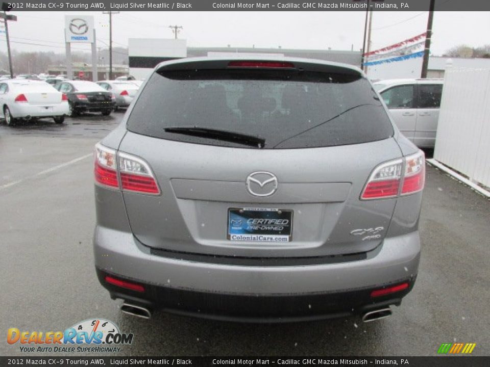 2012 Mazda CX-9 Touring AWD Liquid Silver Meatllic / Black Photo #7