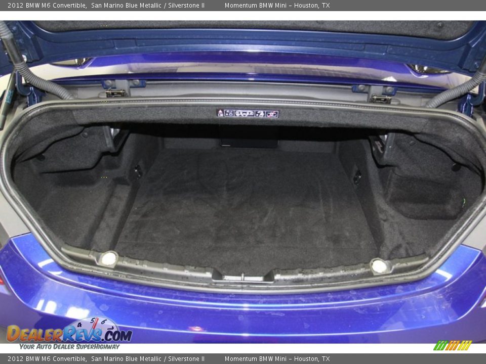 2012 BMW M6 Convertible Trunk Photo #34