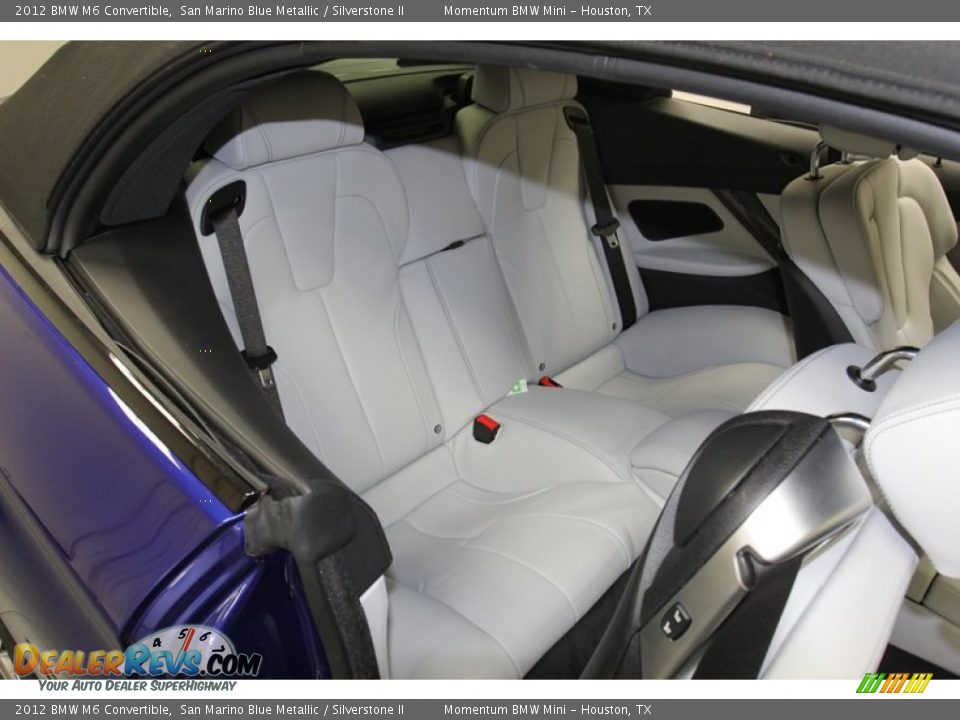 Rear Seat of 2012 BMW M6 Convertible Photo #35