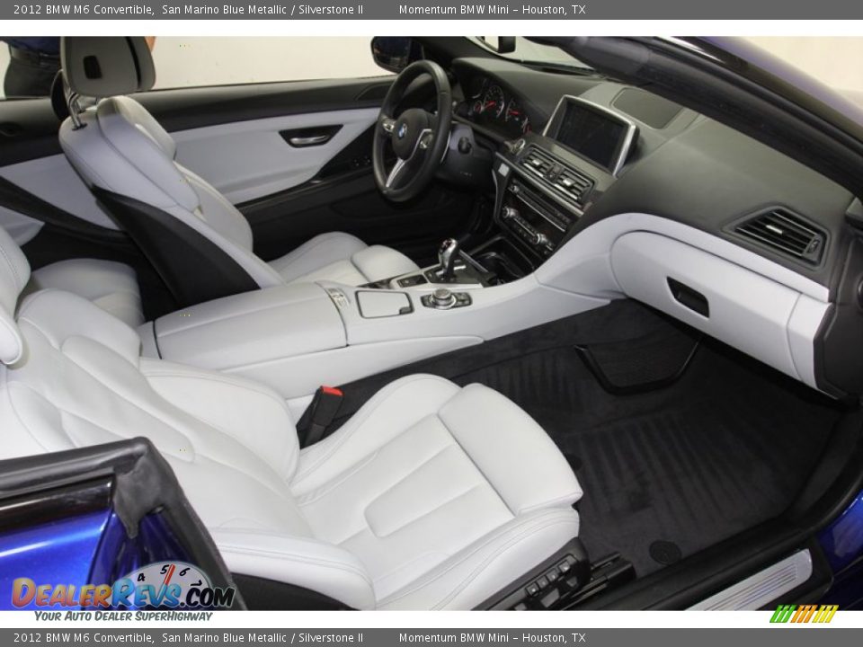 Silverstone II Interior - 2012 BMW M6 Convertible Photo #36