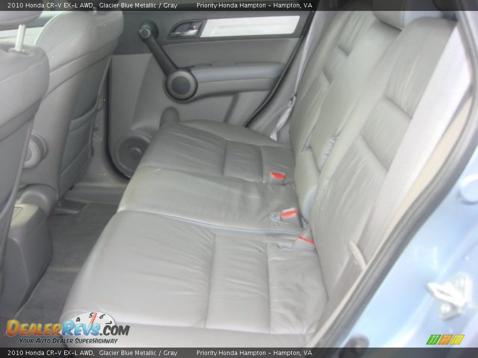 2010 Honda CR-V EX-L AWD Glacier Blue Metallic / Gray Photo #10