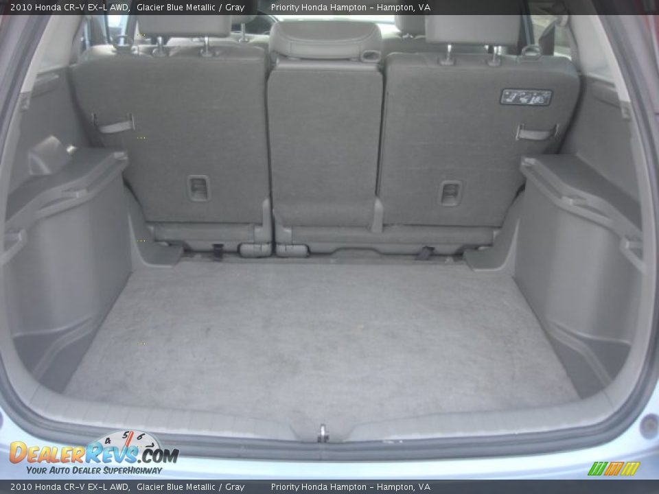 2010 Honda CR-V EX-L AWD Glacier Blue Metallic / Gray Photo #11