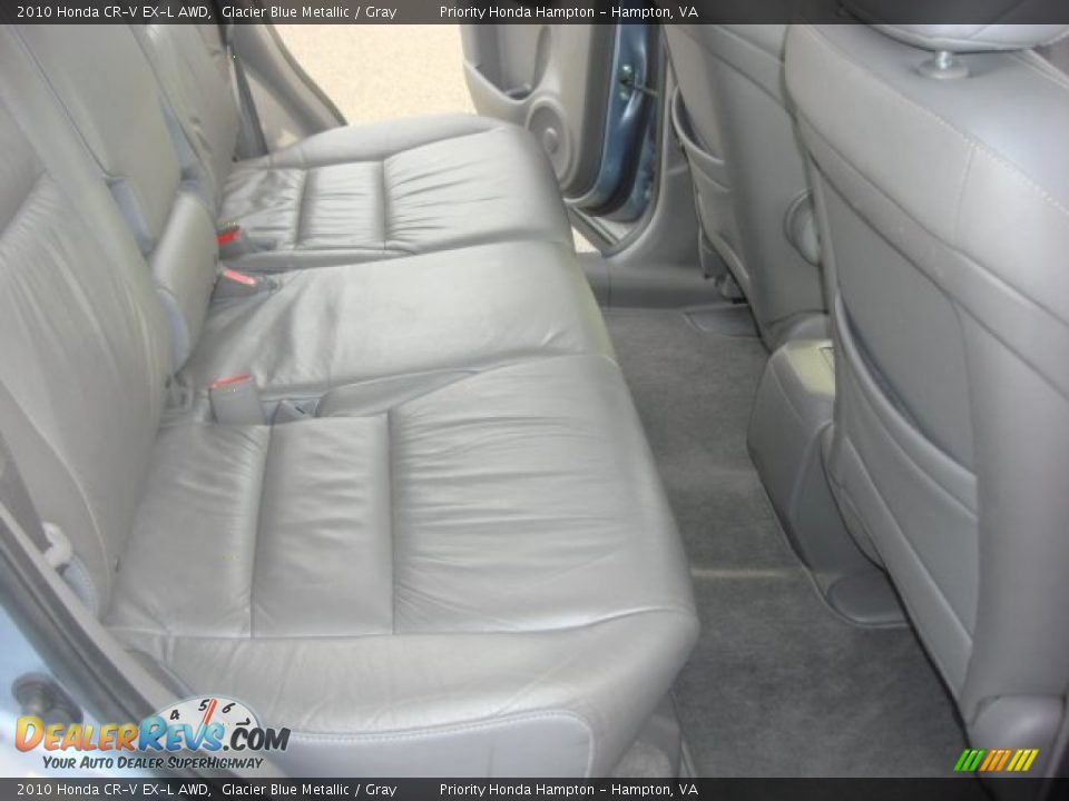 2010 Honda CR-V EX-L AWD Glacier Blue Metallic / Gray Photo #12