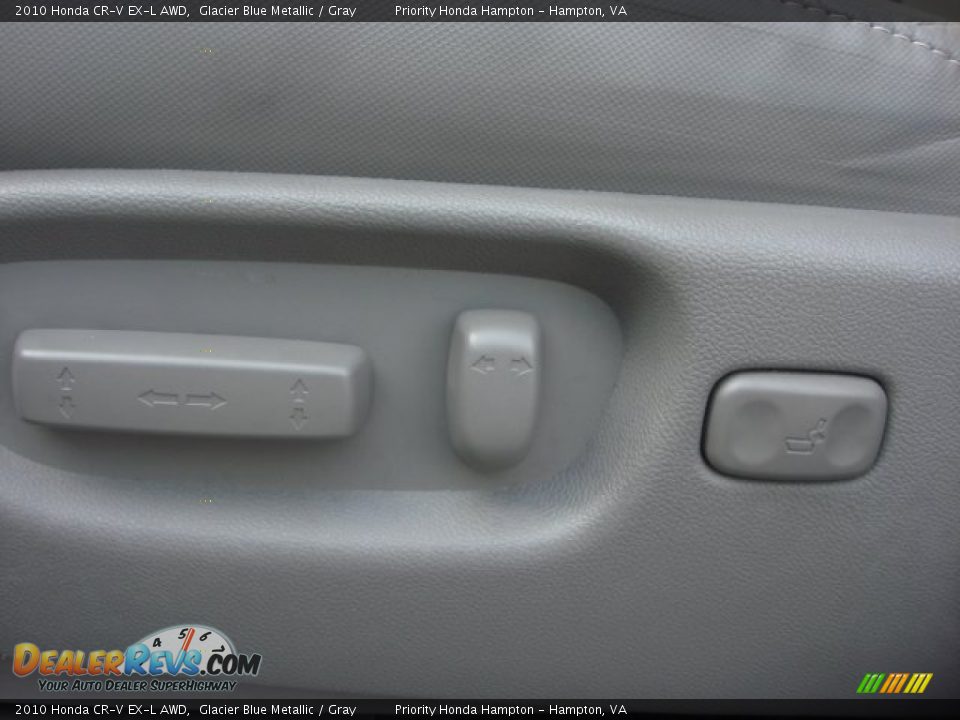 2010 Honda CR-V EX-L AWD Glacier Blue Metallic / Gray Photo #16