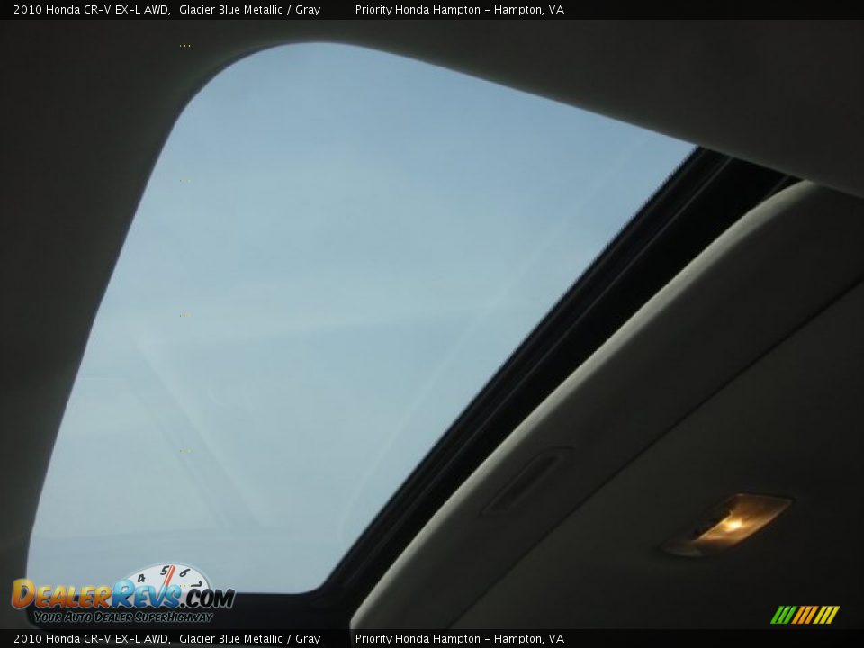 2010 Honda CR-V EX-L AWD Glacier Blue Metallic / Gray Photo #17