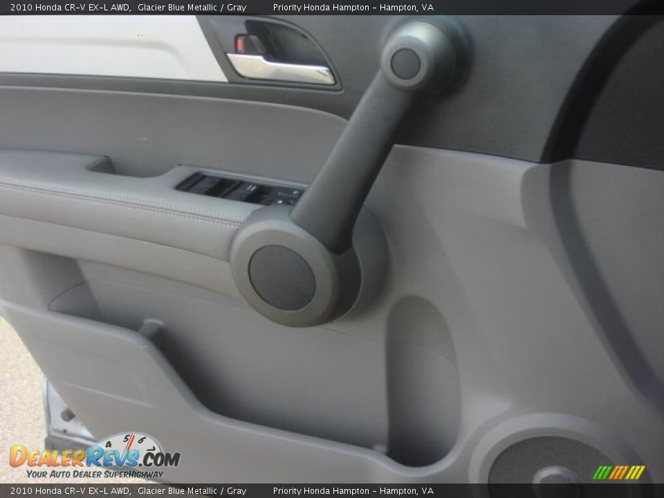 2010 Honda CR-V EX-L AWD Glacier Blue Metallic / Gray Photo #18