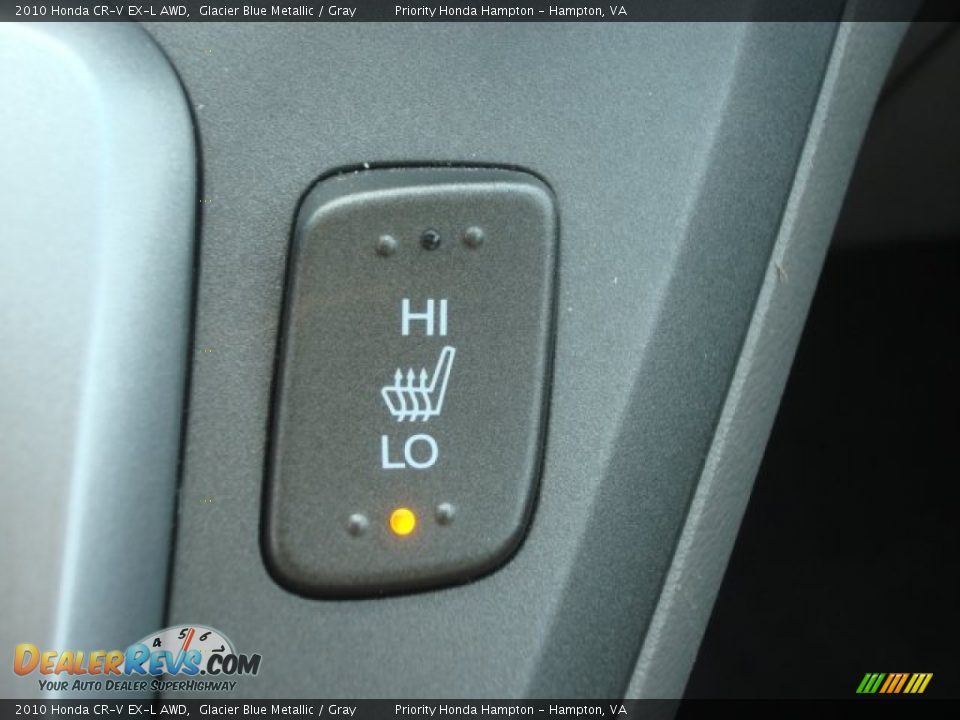 2010 Honda CR-V EX-L AWD Glacier Blue Metallic / Gray Photo #20