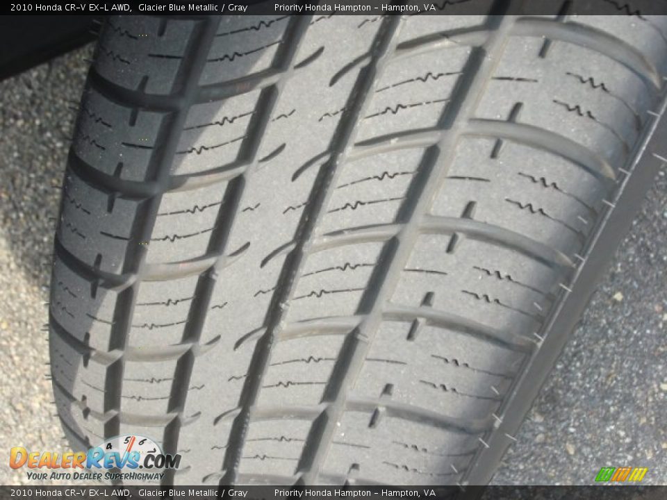 2010 Honda CR-V EX-L AWD Glacier Blue Metallic / Gray Photo #24