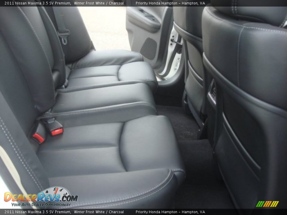 2011 Nissan Maxima 3.5 SV Premium Winter Frost White / Charcoal Photo #13