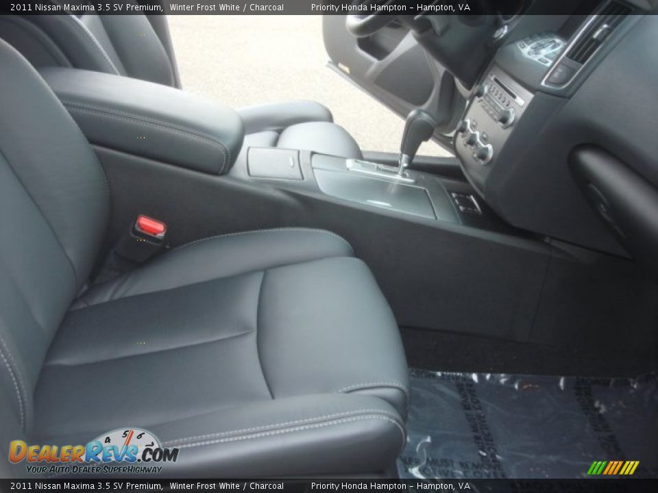 2011 Nissan Maxima 3.5 SV Premium Winter Frost White / Charcoal Photo #15