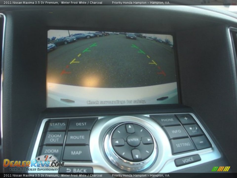 2011 Nissan Maxima 3.5 SV Premium Winter Frost White / Charcoal Photo #19