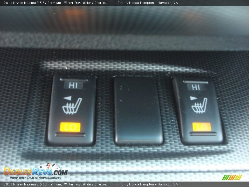 2011 Nissan Maxima 3.5 SV Premium Winter Frost White / Charcoal Photo #21