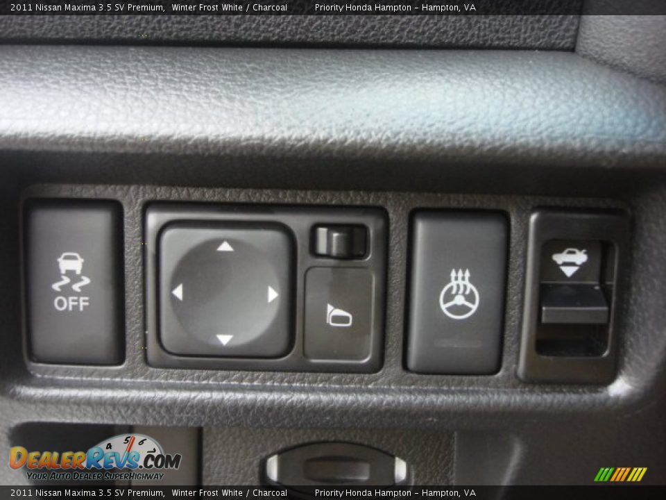 2011 Nissan Maxima 3.5 SV Premium Winter Frost White / Charcoal Photo #27
