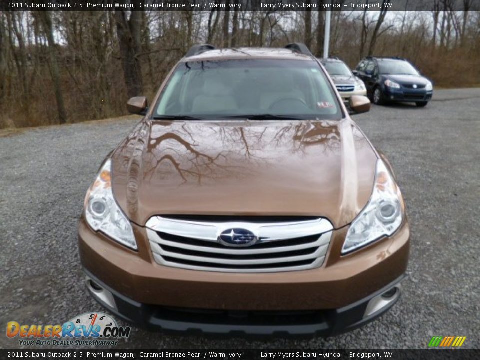 2011 Subaru Outback 2.5i Premium Wagon Caramel Bronze Pearl / Warm Ivory Photo #2