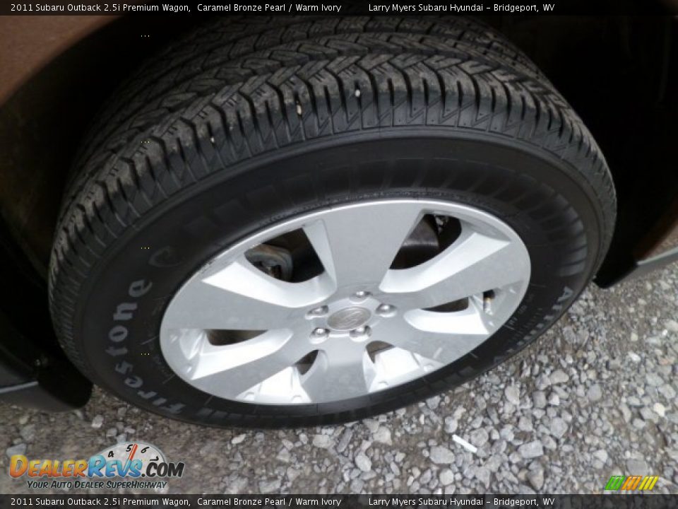 2011 Subaru Outback 2.5i Premium Wagon Caramel Bronze Pearl / Warm Ivory Photo #9