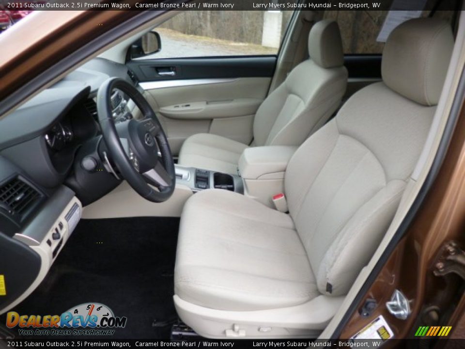 2011 Subaru Outback 2.5i Premium Wagon Caramel Bronze Pearl / Warm Ivory Photo #15