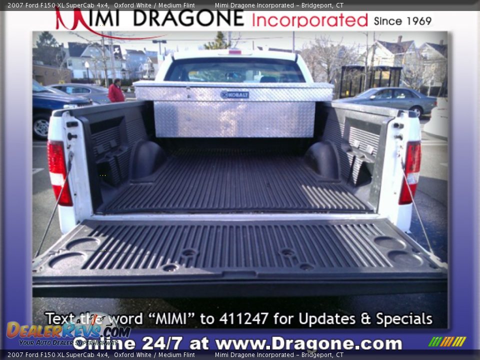 2007 Ford F150 XL SuperCab 4x4 Oxford White / Medium Flint Photo #7