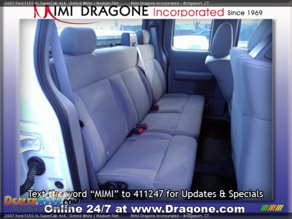 2007 Ford F150 XL SuperCab 4x4 Oxford White / Medium Flint Photo #10